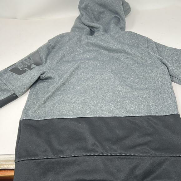 Reebok Boys Gray & Black Full Zip Hoodie with 2 Pockets Size 6 - Picture 9 of 9